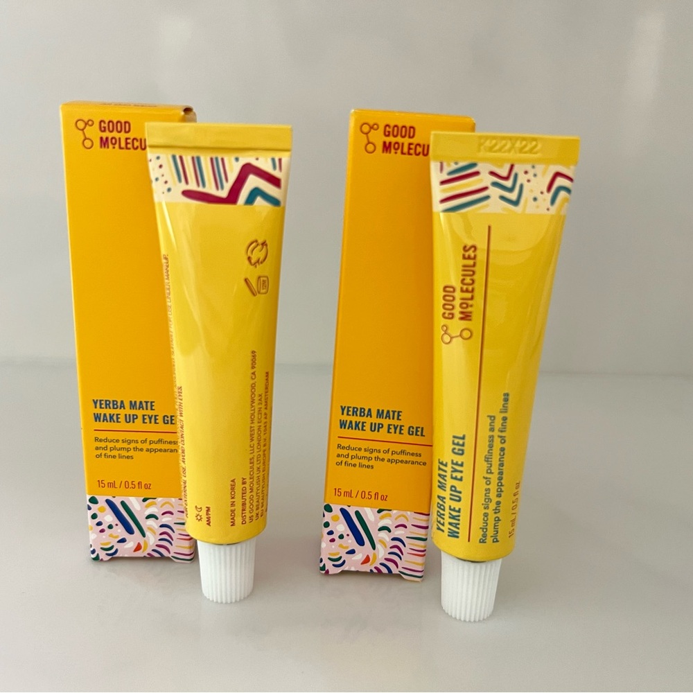 Good Molecules Yerba Mate Wake Up Eye Gel .5oz Skincare x2
